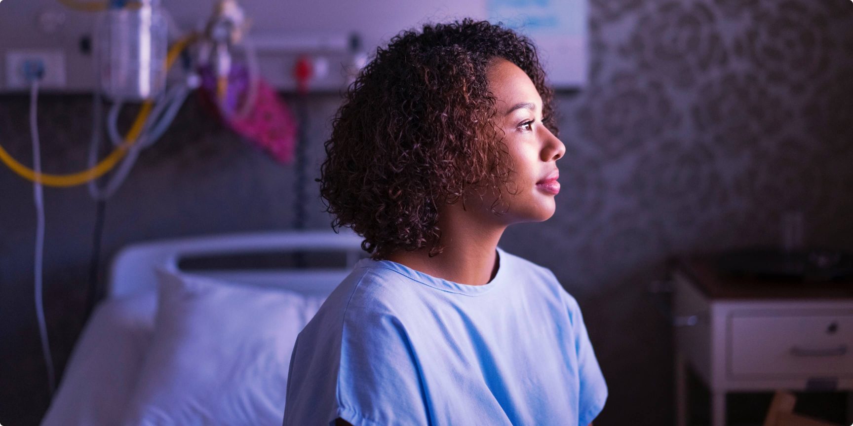 Photo of a hopeful patient.
