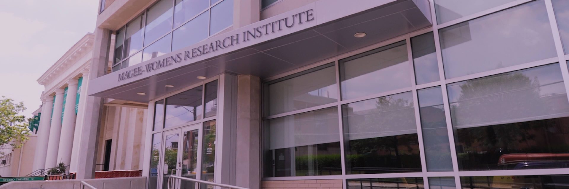 Photo of the outside of the Magee Womens Research Institute building.