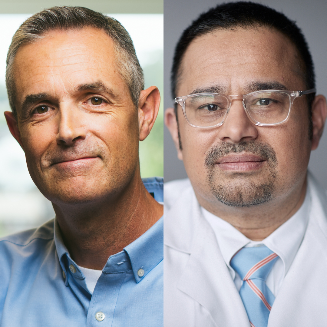 Headshots of Drs. Dave Peters and Hy Simhan.